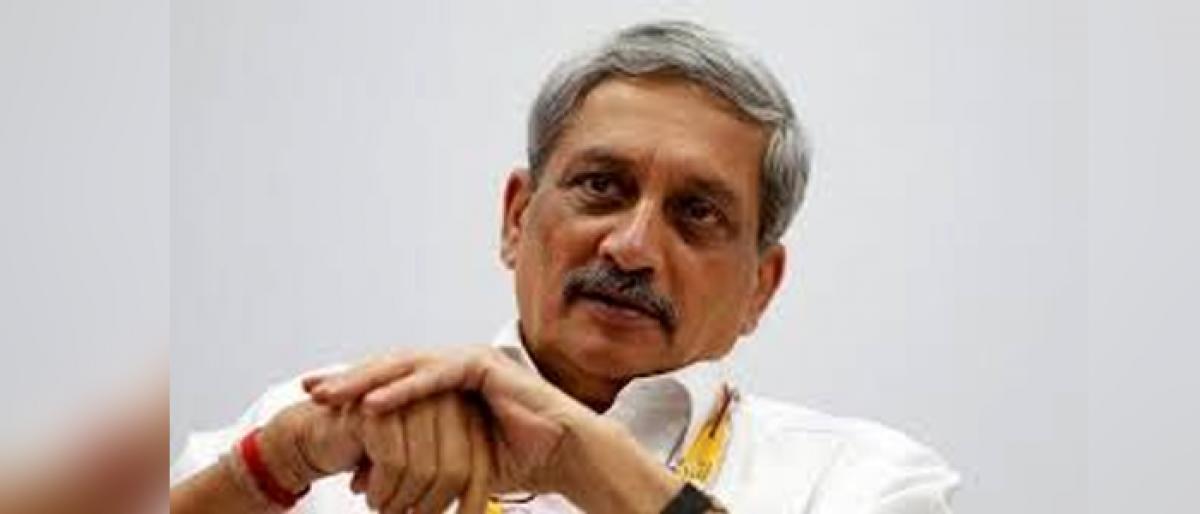 Goa Chief Minister Manohar Parrikar returns from US