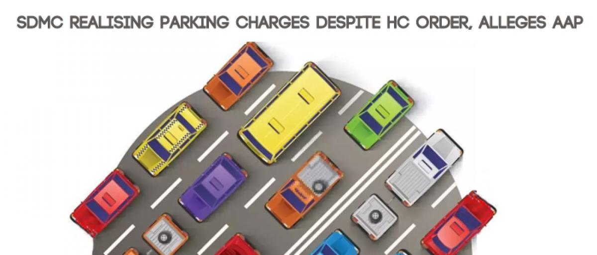 SDMC realising parking charges despite HC order, alleges AAP