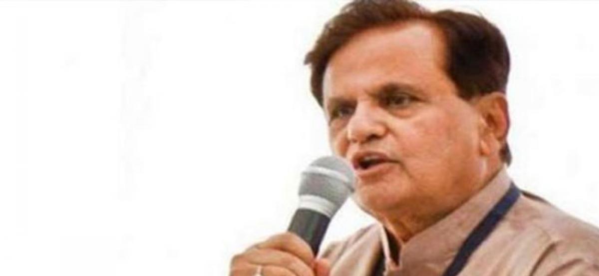 Ahmed Patel seeks BJP apology for four-year undeclared emergency