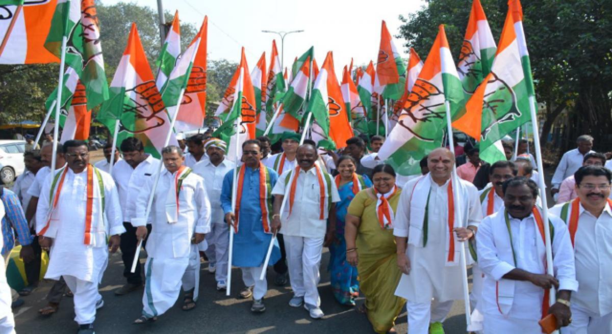 Congress Polavaram Yatra enters W Godavari district