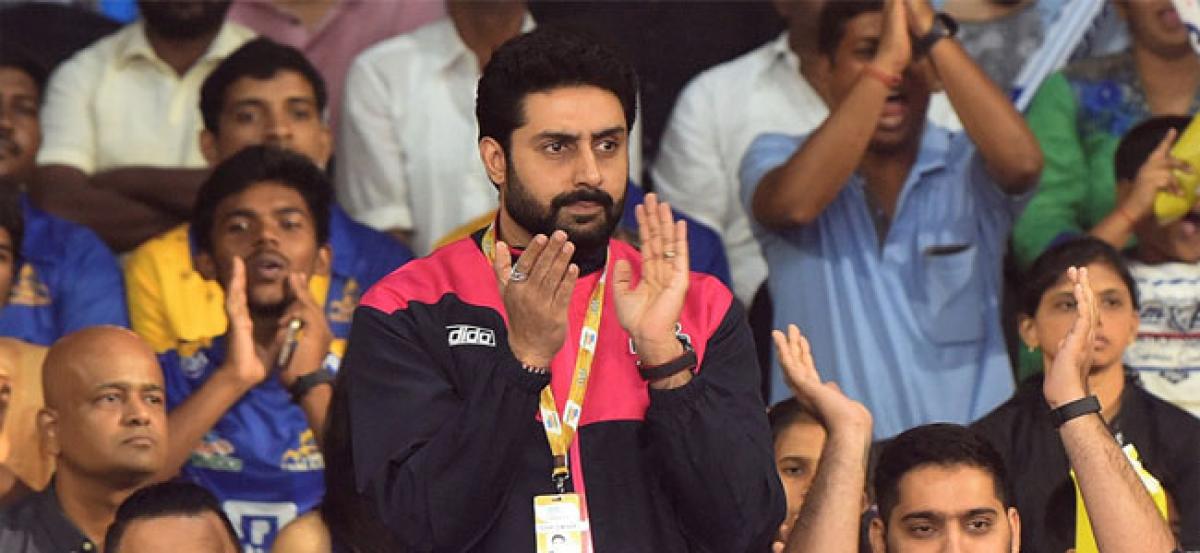 Want to be known as a PKL team with winning attitude: Abhishek Bachchan