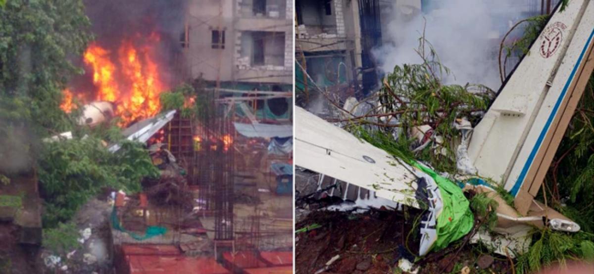 Five killed as private plane crashes in Mumbai suburb