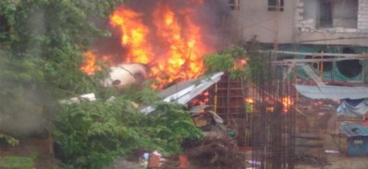Chartered plane crashes in Mumbai; five killed