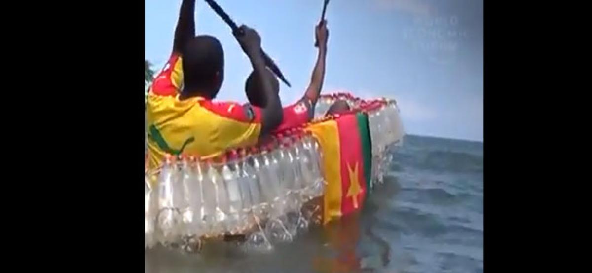 Watch: Plastic waste transformed into boats