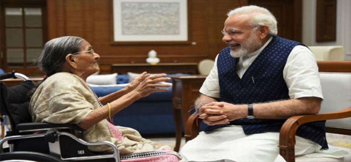 PM Modis rakhi sister Sharbati Devi dies at 103