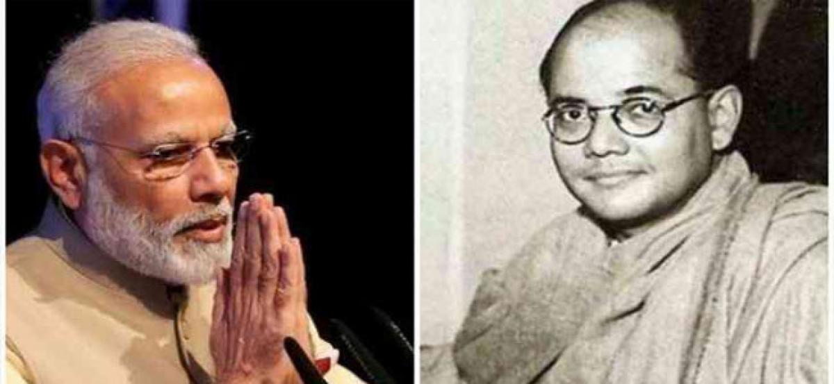PM Modi pays tribute to Subhas Chandra Bose on 121st birthday