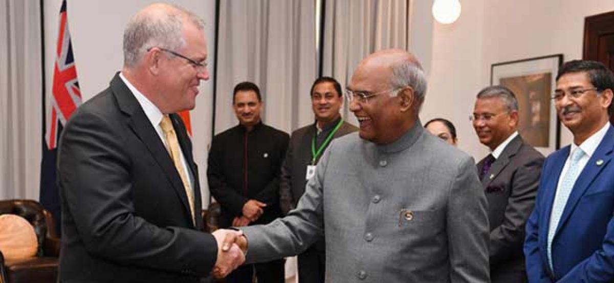 India, Australia ink 5 pacts as Kovind meets PM Morrison