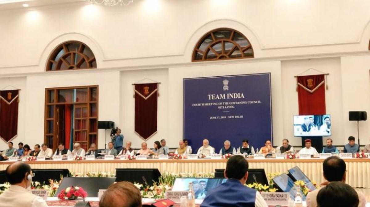 PM Modi chairs NITI Aayog meet, New India 2022 expected to be approved