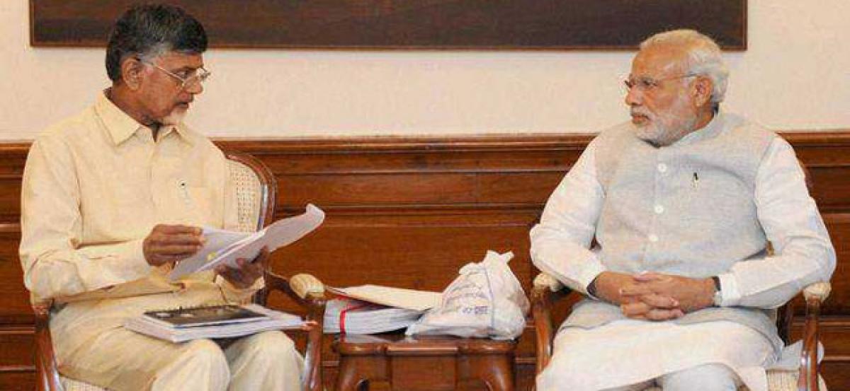 PM Modi holds talks with Chandrababu amid rising tensions between BJP, TDP