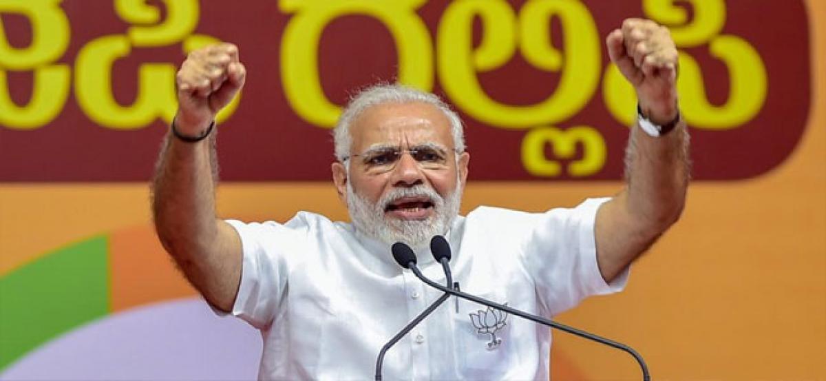 It is ‘women first’ for govt, party: PM Modi to Karnataka BJP female workers