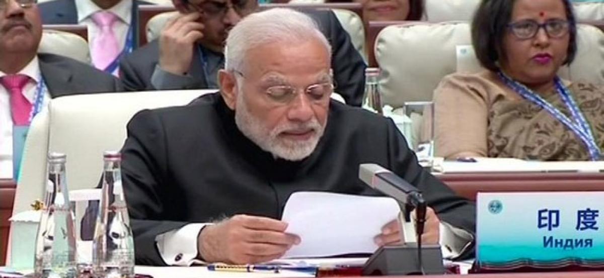 PM Modi emphasises on connectivity among SCO members