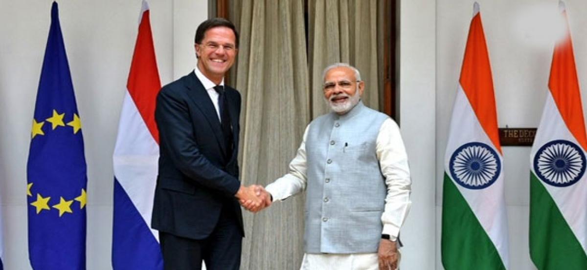 PM Modi hold talks with Netherlands PM