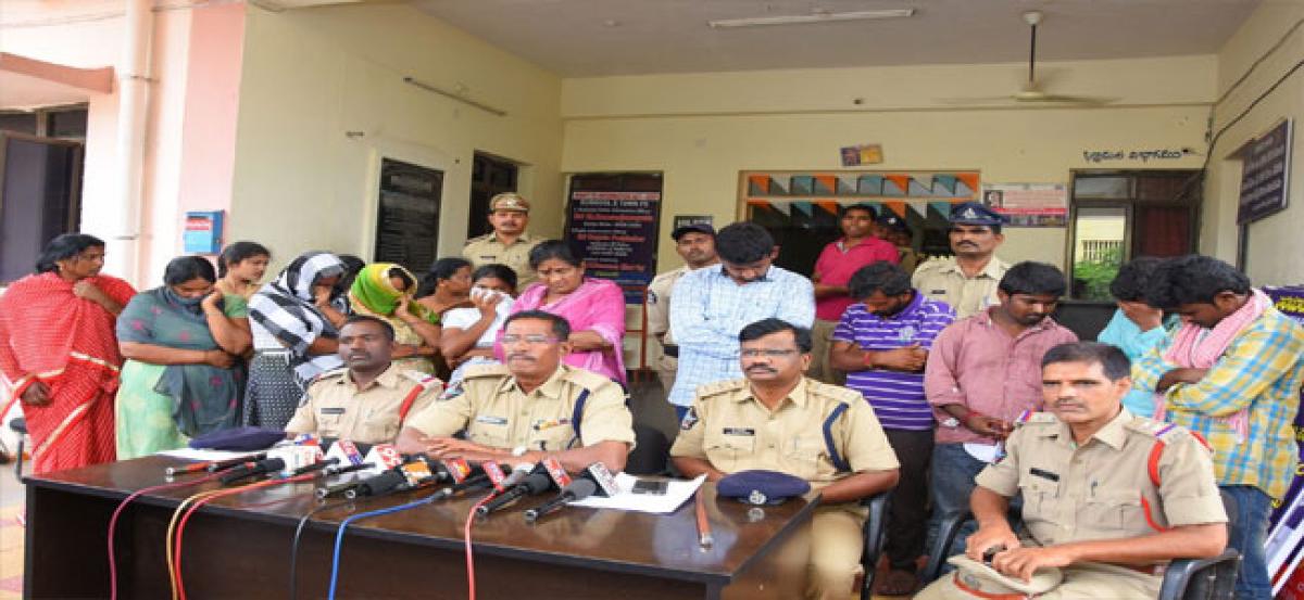 3 brothels raided; 5 pimps, 12 sex workers arrested