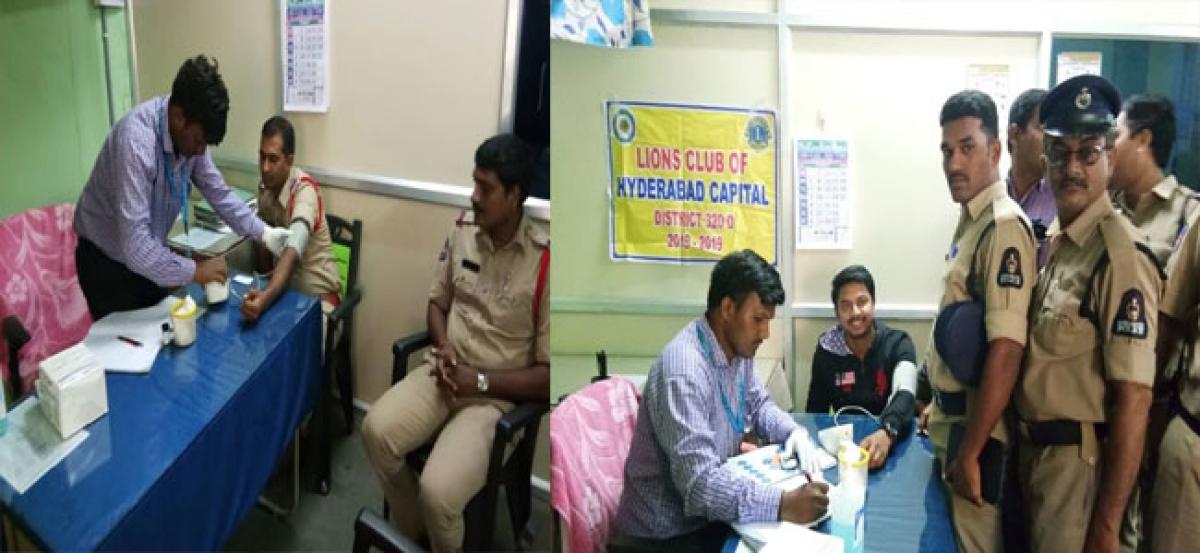 Lions Club conducts medical camp in Asif Nagar police station
