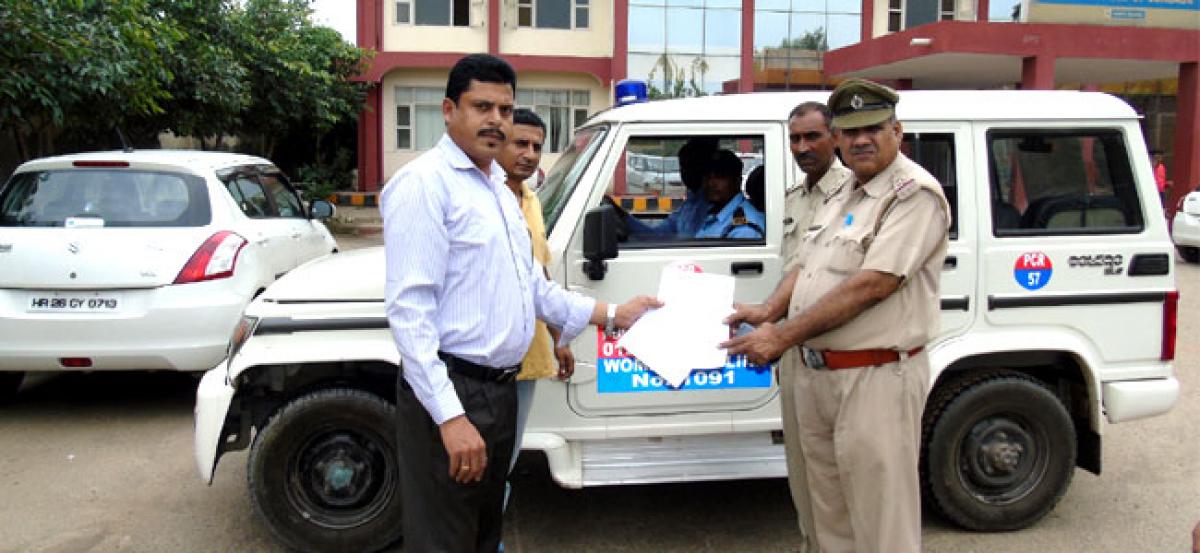 Vatika Group provides PCR vans to Gurugram Police to ensure safety