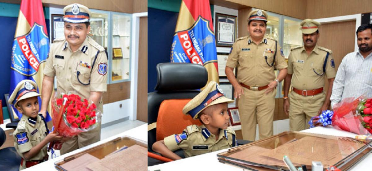 Rachakonda cops get a 6-yr-old commissioner