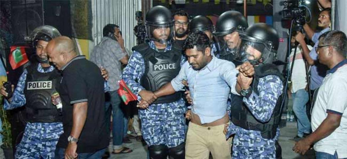 Maldives opposition protesters arrested after top court validates emergency rule