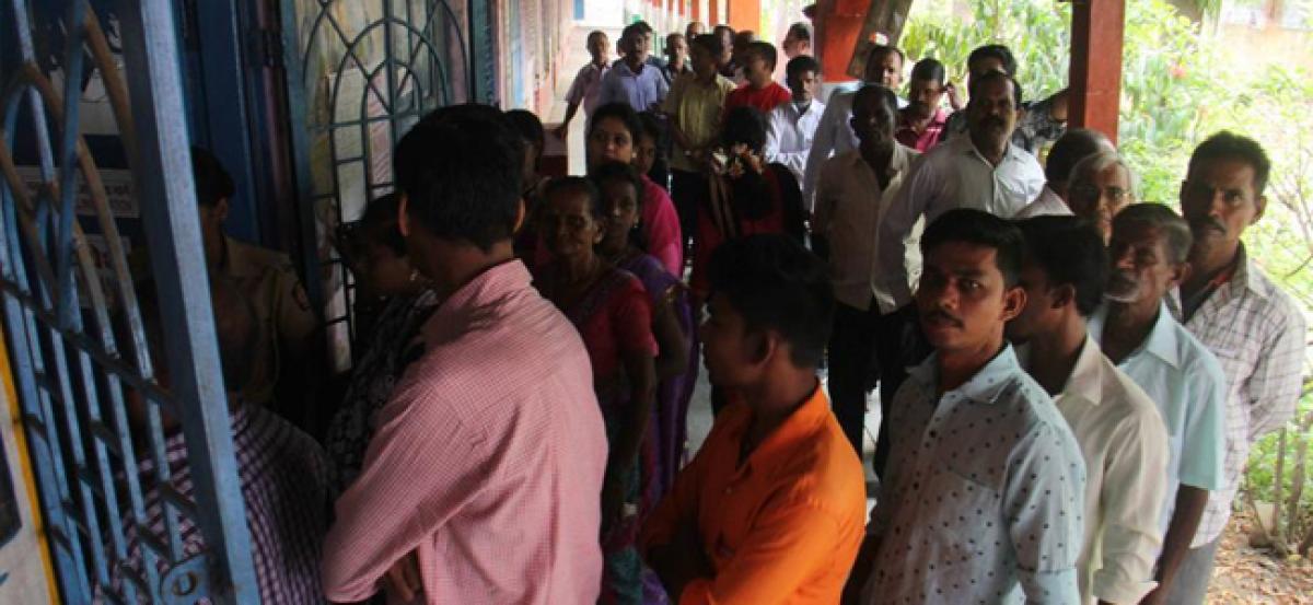 49% voting in repolls in Maharashtras Bhandara-Gondiya bypoll