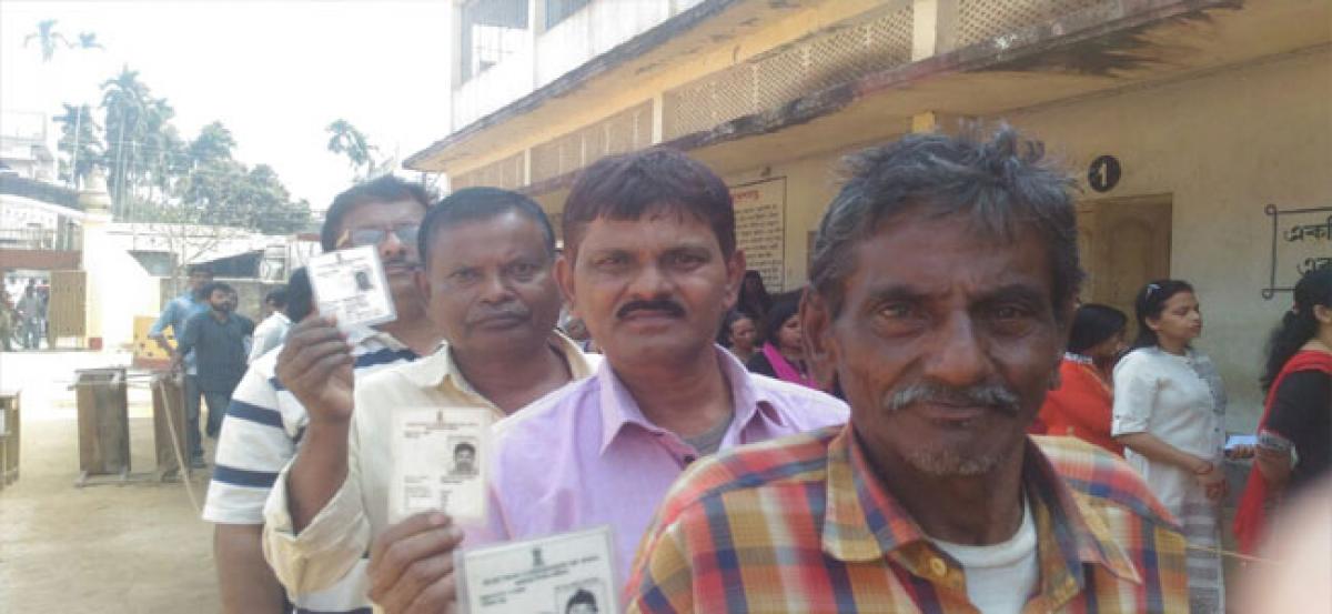 Tripura Election: 23.25 % voter turnout till 11 a.m.