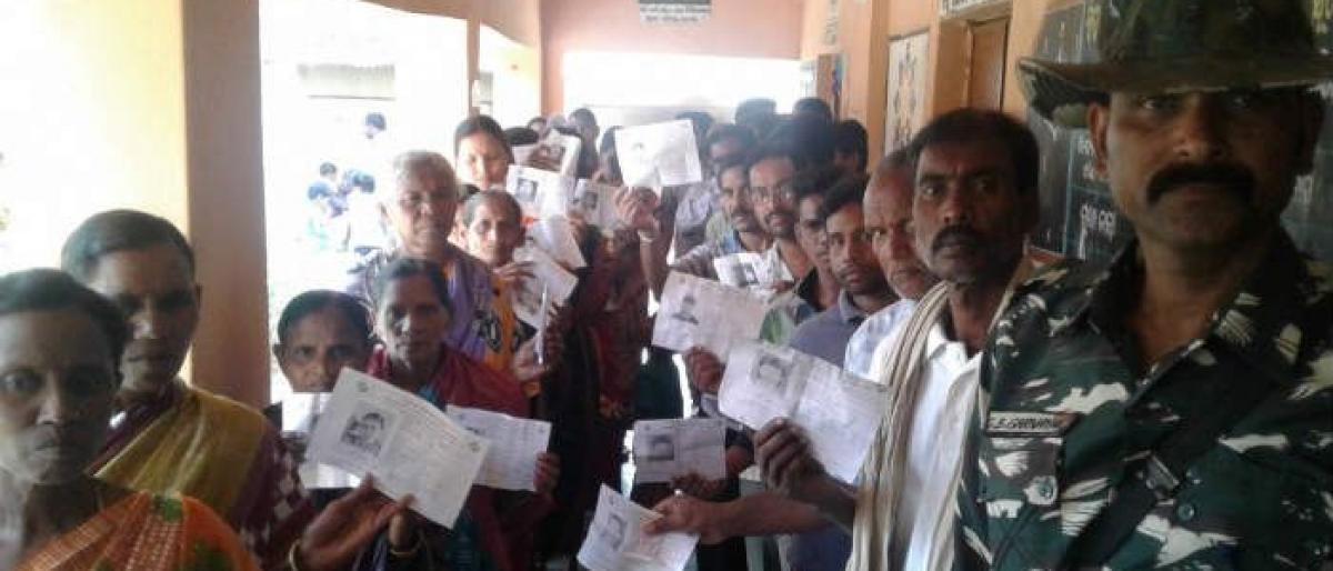 Polling underway in Chhattisgarh