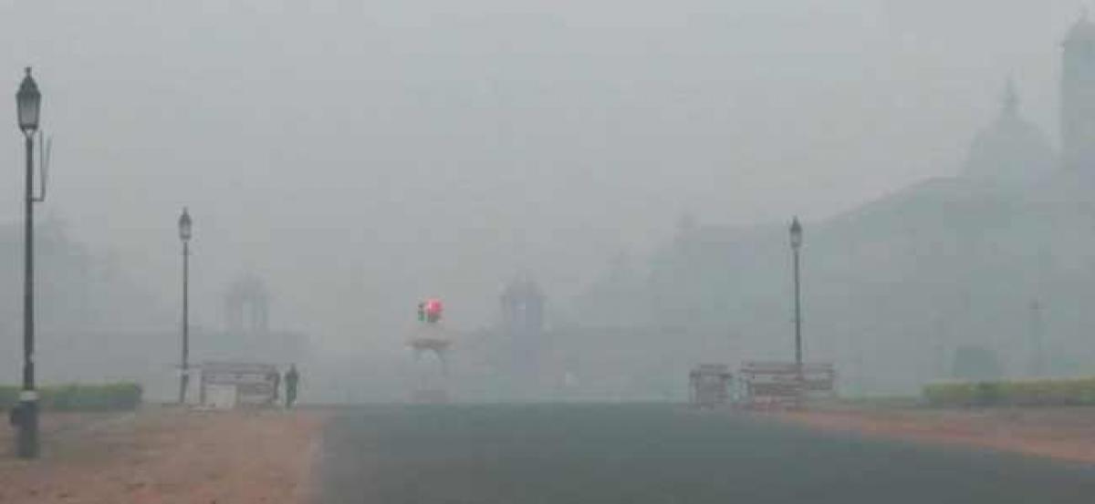 Thick haze engulfs Delhi as top court’s cracker curbs violated on Diwali