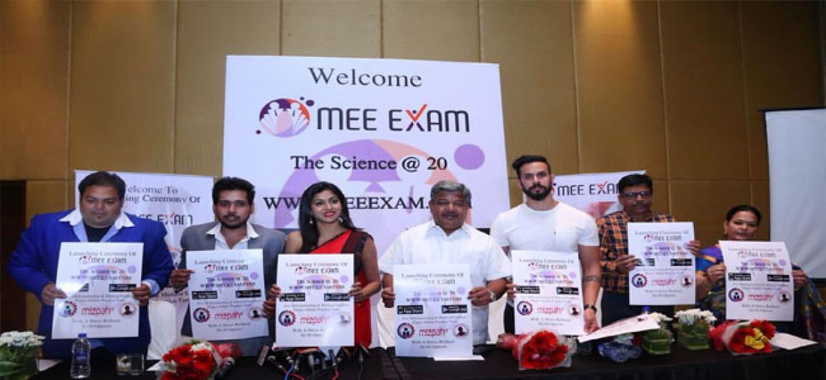 Mee exam app launched in Hyderabad