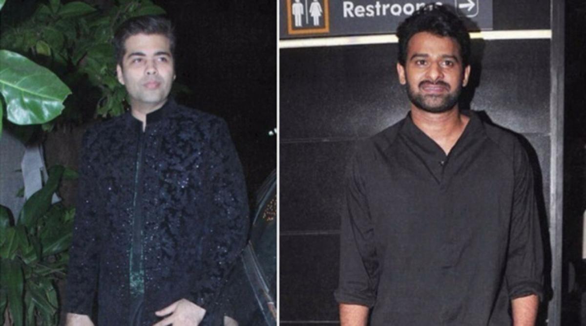 Prabhas wont make his debut in Bollywood with Karan Johar