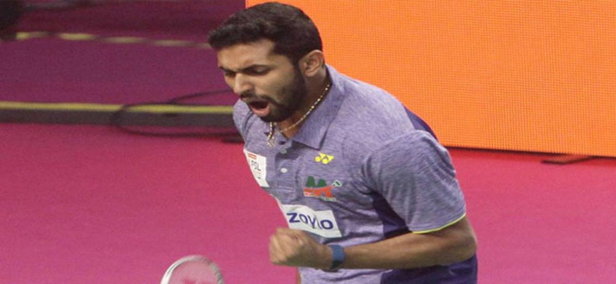 Prannoy masters Kashyap for title