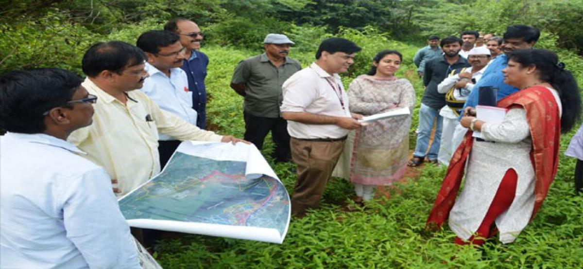 Andhra Pradesh Resident Commissioner inspects lands