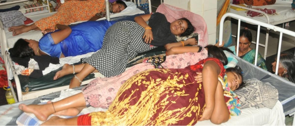 2 pregnant women sharing a bed is no surprise at CKM Maternity Hospital