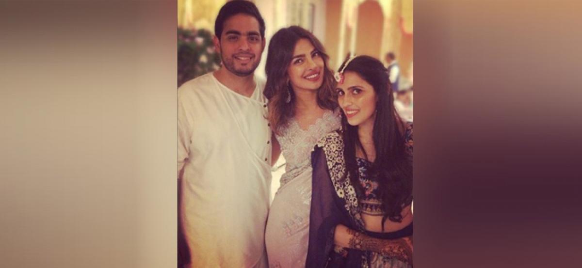 Love you both: Priyanka Chopra to Akash and Shloka