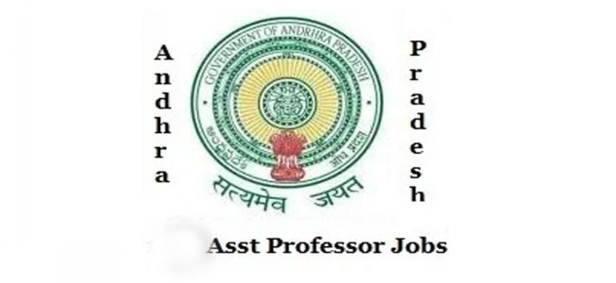 Recruitment for Assistant Prof posts in AP