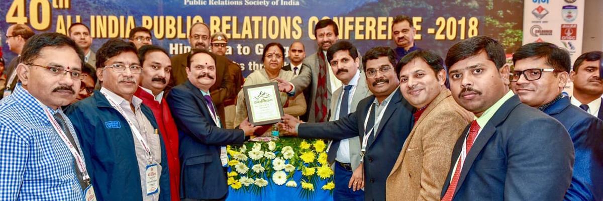 Public Relations Society of India Vizag receives Best Chapter Award