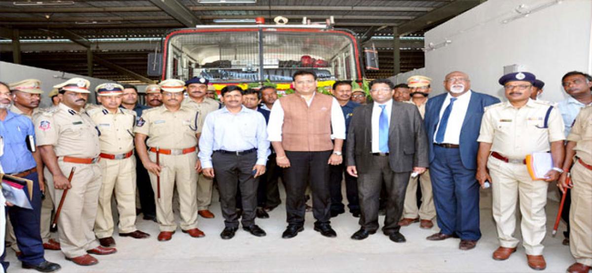 Fire station inaugurated at Sri City