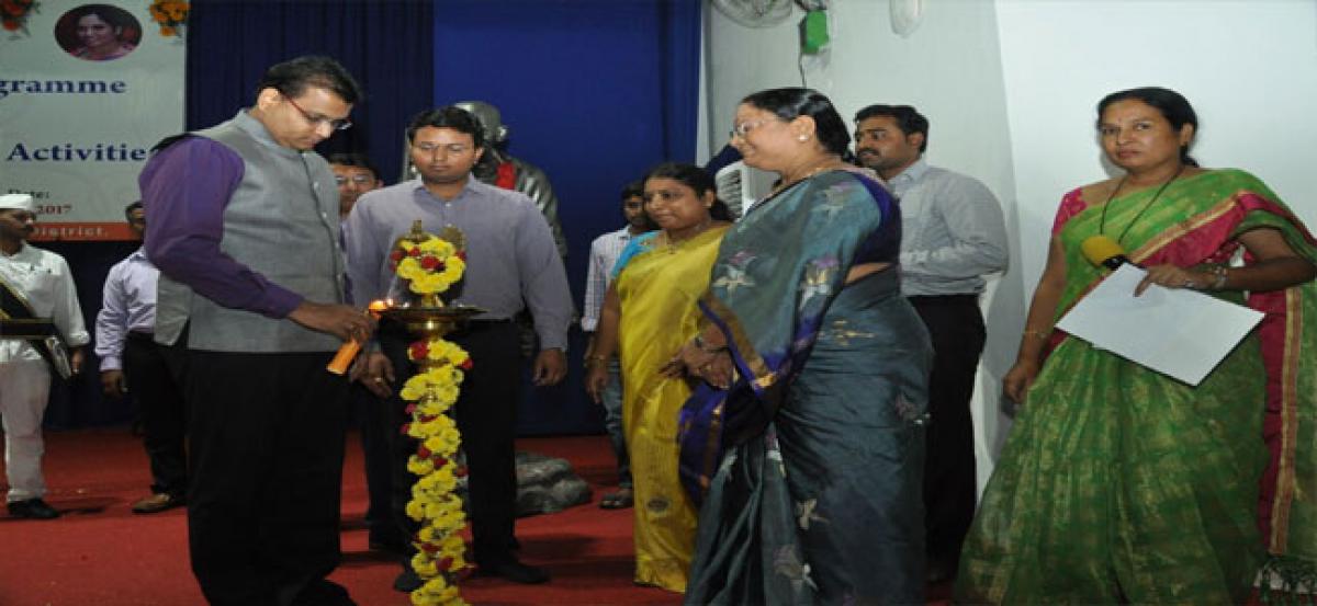 Anganwadi centres will be made pre-schools: Collector