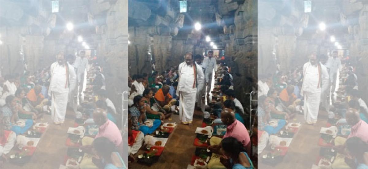 Srikalahasti temple receives 63.75L revenue in one day