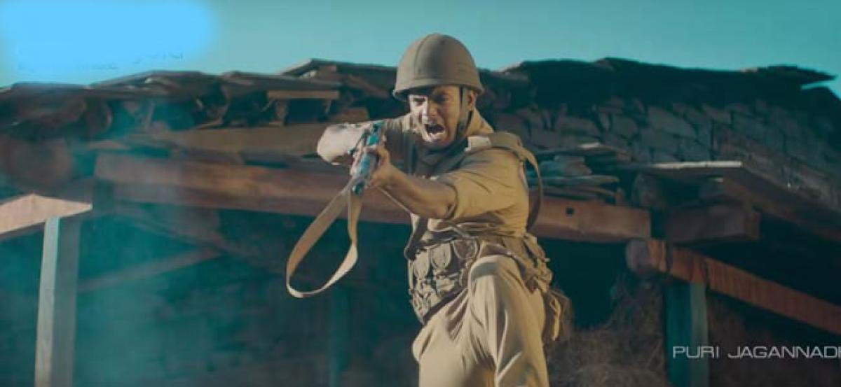Akash Puri plays a valiant soldier