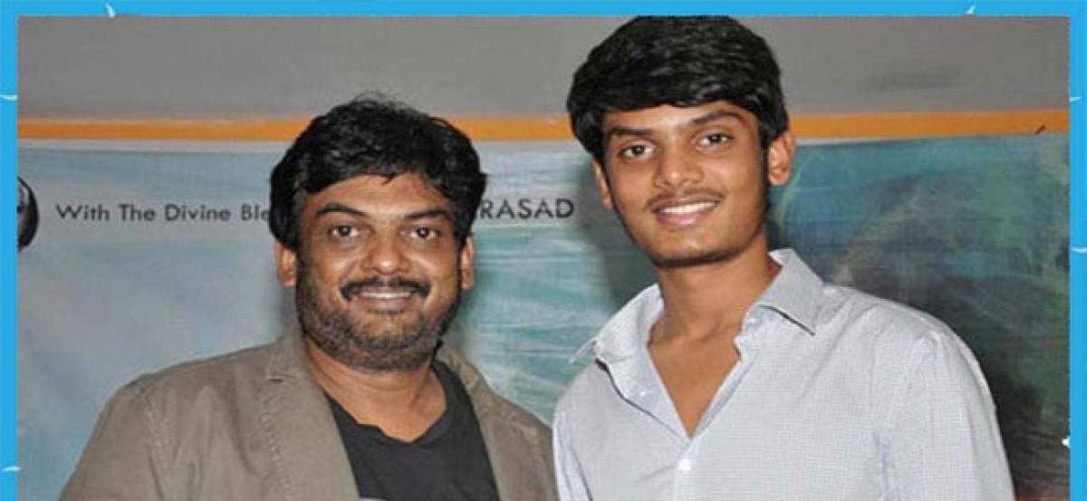 Puri Jagan With Son Again