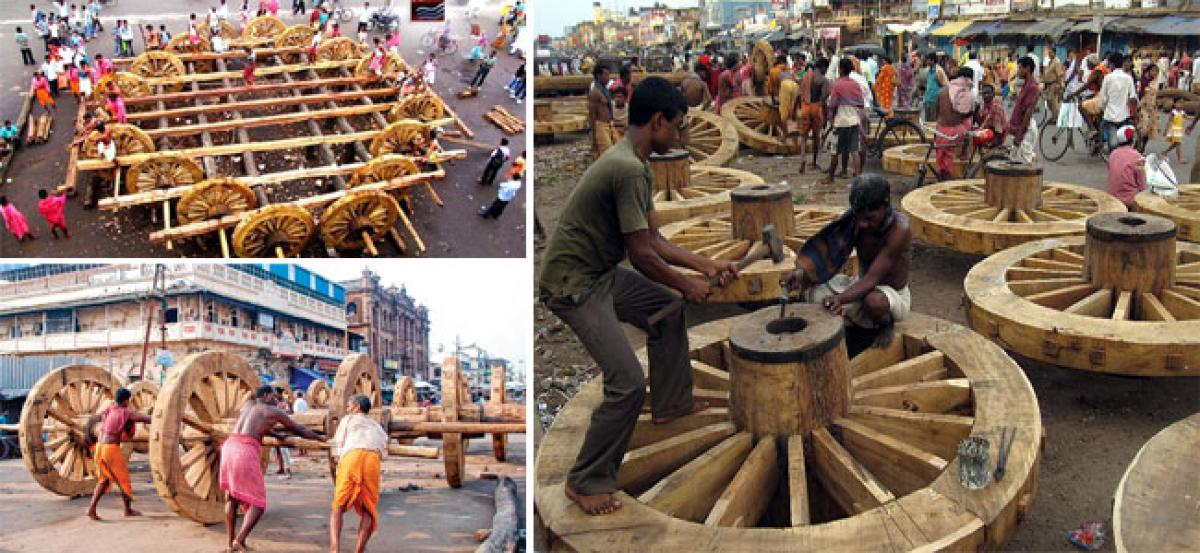 The making of chariots for Puri Ratha Yatra!