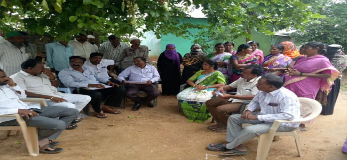 Tandur Rajiv Gruhakalpa residents served notices of dues