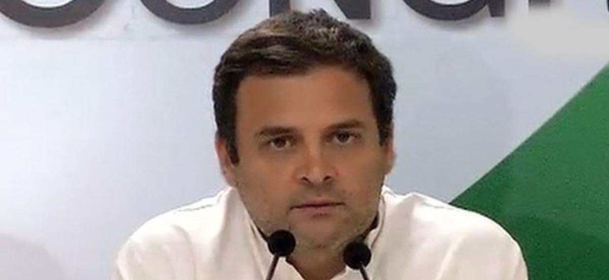 Rahul takes a jibe at PM over 1 paisa cut in fuel price