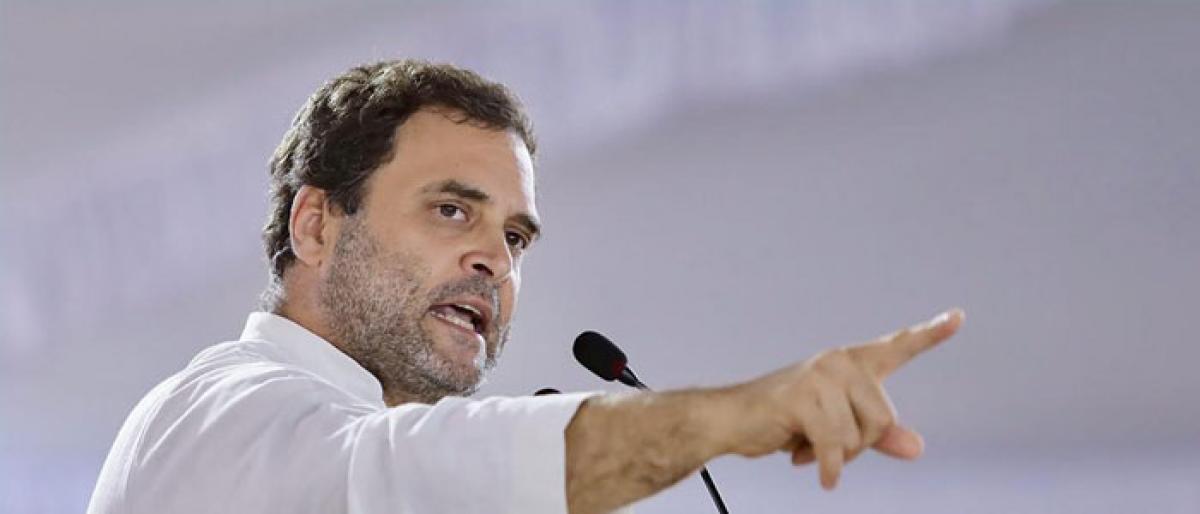 KCR check your facts: Rahul Gandhi
