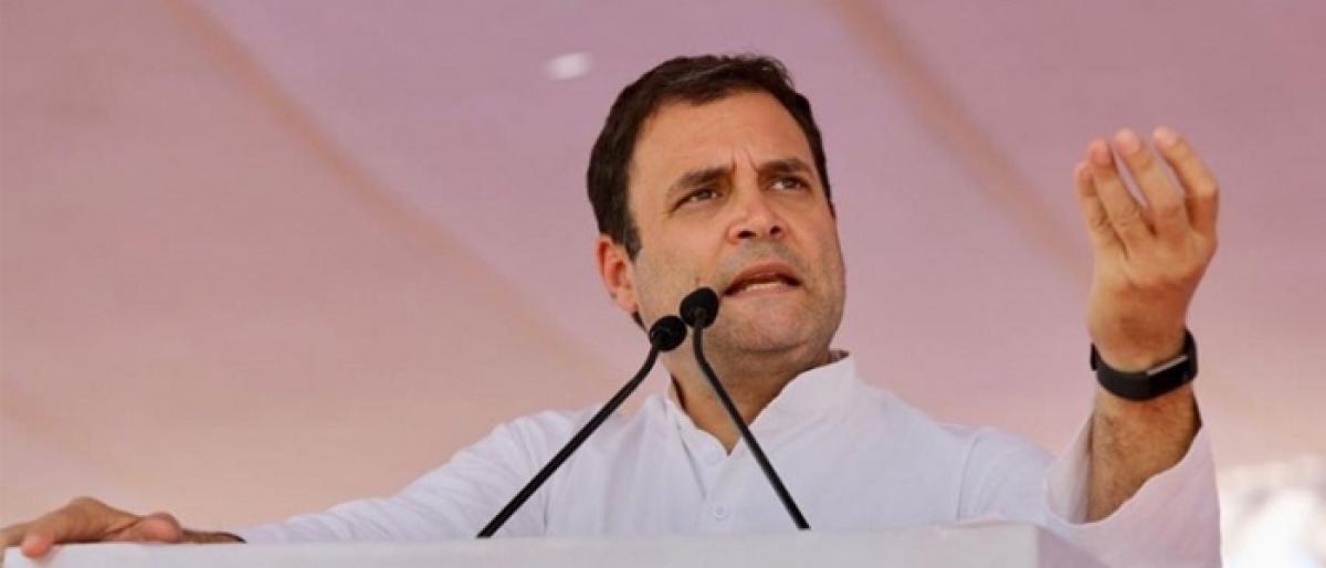 PM Modi, CM Rupani initiated only one-sided development in Gujarat: Rahul
