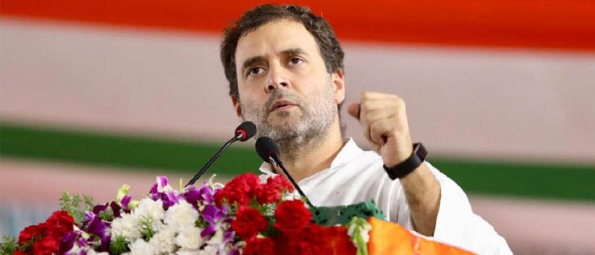 Rahul stresses unity among leaders in Telangana ahead of early elections to Assembly