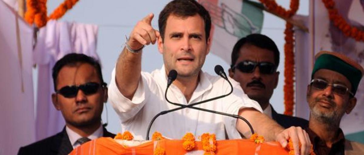 Rahul kicks of Telangana campaign with attack on Modi, KCR