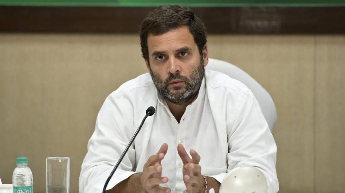 Stone Hurled At Rahul Gandhis Car Came From Rajasthan, Claims Gujarat Minister