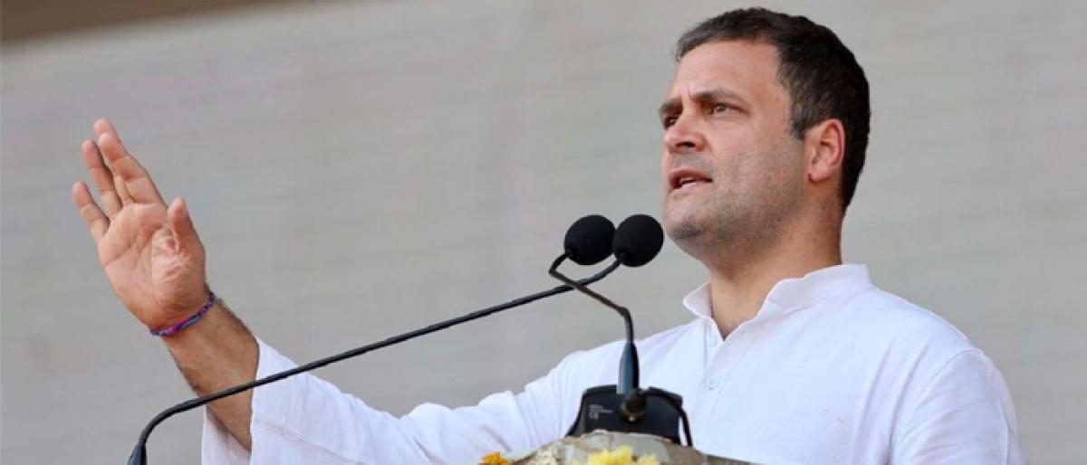 Rahul Gandhi promises farm loan waiver in Telangana; slams PM Modi, KCR