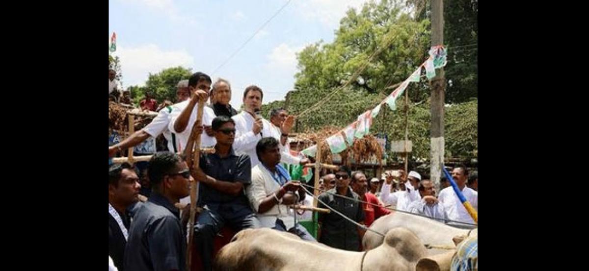 Karnataka elections: Rahul Gandhi attacks Centre over fuel price policy