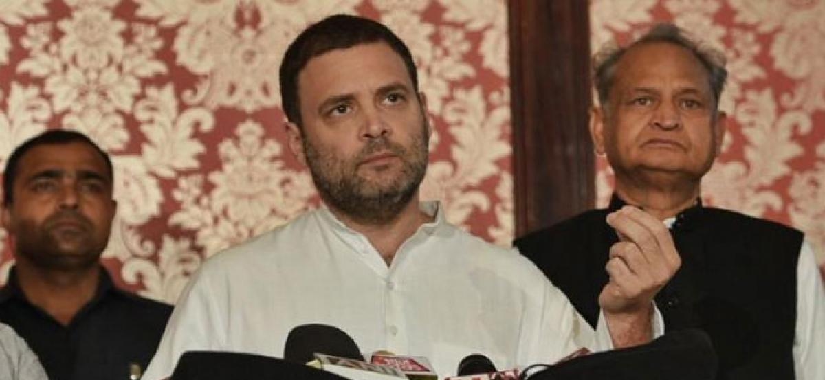 Rahul Gandhi’s first press conference in Mumbai is 2.45 minutes long