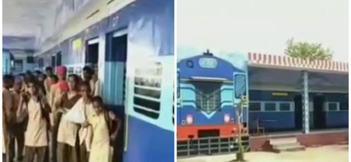 Rajasthan school gets Railway themed classrooms